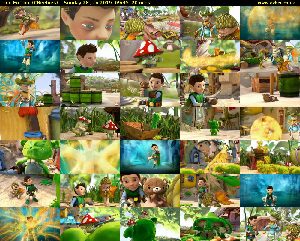 Tree Fu Tom (CBeebies) Sunday 28 July 2019 09:45 - 10:05