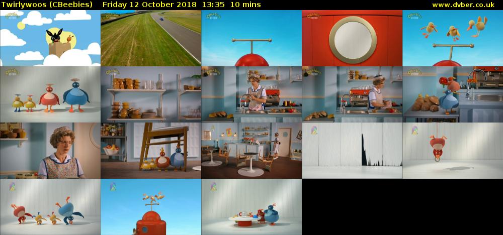 Twirlywoos (CBeebies) Friday 12 October 2018 13:35 - 13:45