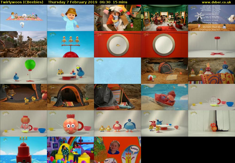 Twirlywoos (CBeebies) Thursday 7 February 2019 06:30 - 06:45