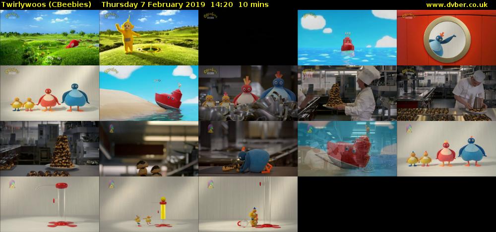Twirlywoos (CBeebies) Thursday 7 February 2019 14:20 - 14:30
