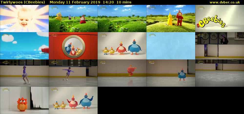 Twirlywoos (CBeebies) Monday 11 February 2019 14:20 - 14:30