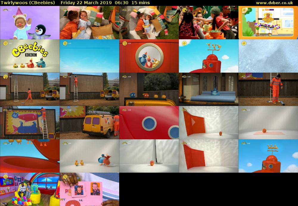 Twirlywoos (CBeebies) Friday 22 March 2019 06:30 - 06:45