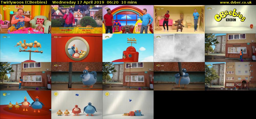 Twirlywoos (CBeebies) Wednesday 17 April 2019 06:20 - 06:30