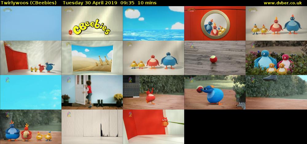 Twirlywoos (CBeebies) Tuesday 30 April 2019 09:35 - 09:45