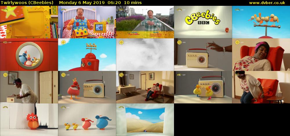 Twirlywoos (CBeebies) Monday 6 May 2019 06:20 - 06:30