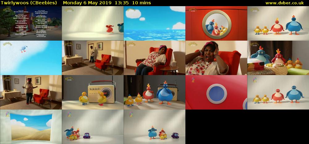 Twirlywoos (CBeebies) Monday 6 May 2019 13:35 - 13:45