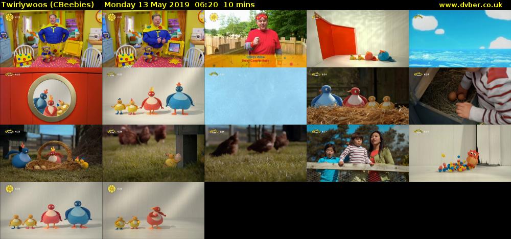 Twirlywoos (CBeebies) Monday 13 May 2019 06:20 - 06:30