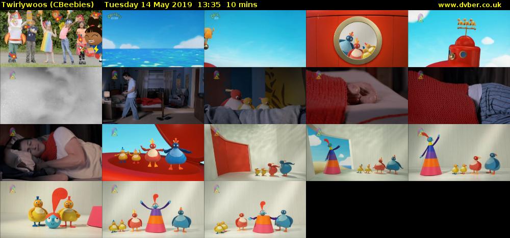 Twirlywoos (CBeebies) Tuesday 14 May 2019 13:35 - 13:45