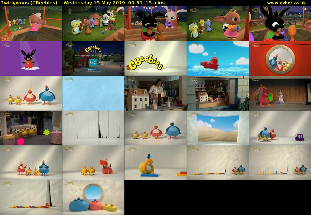 Twirlywoos (CBeebies) Wednesday 15 May 2019 09:30 - 09:45