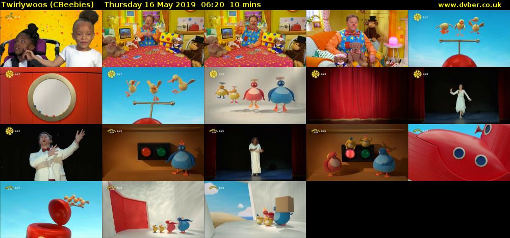 Twirlywoos (CBeebies) Thursday 16 May 2019 06:20 - 06:30