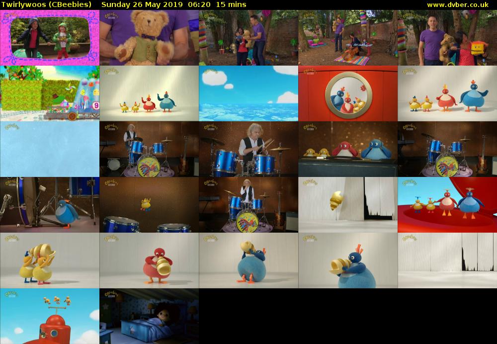 Twirlywoos (CBeebies) Sunday 26 May 2019 06:20 - 06:35