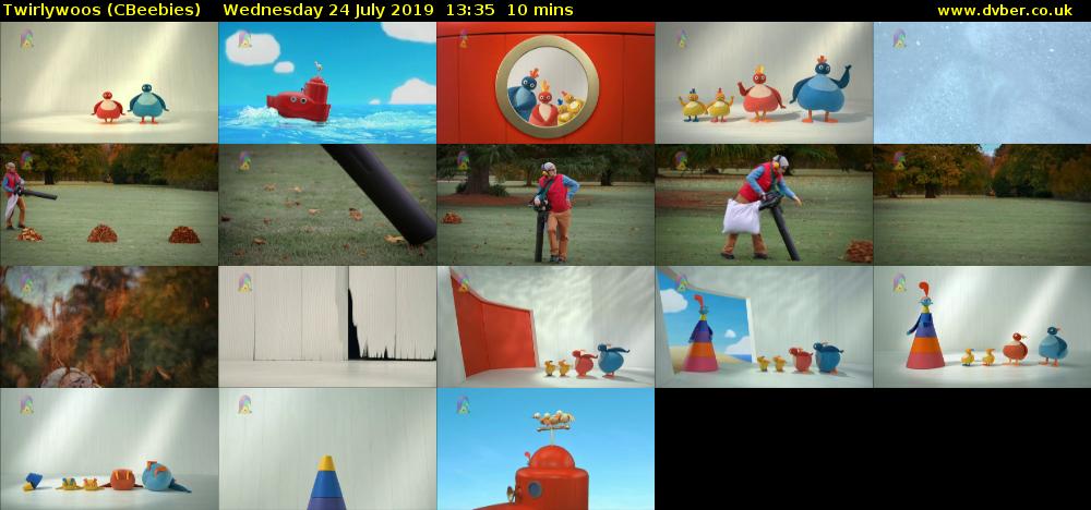 Twirlywoos (CBeebies) Wednesday 24 July 2019 13:35 - 13:45