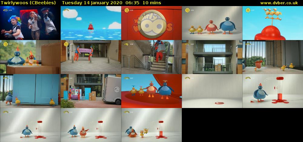 Twirlywoos (CBeebies) Tuesday 14 January 2020 06:35 - 06:45