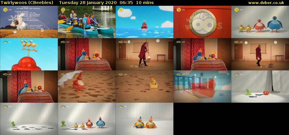 Twirlywoos (CBeebies) Tuesday 28 January 2020 06:35 - 06:45