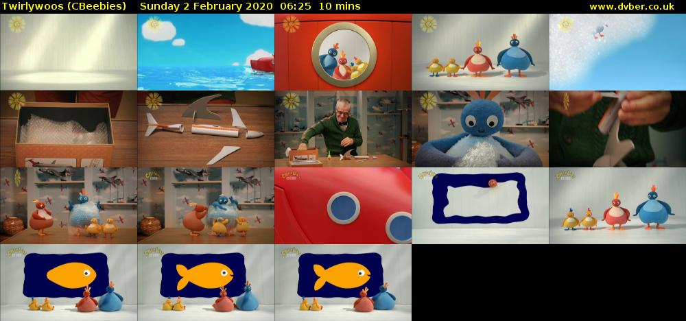 Twirlywoos (CBeebies) Sunday 2 February 2020 06:25 - 06:35