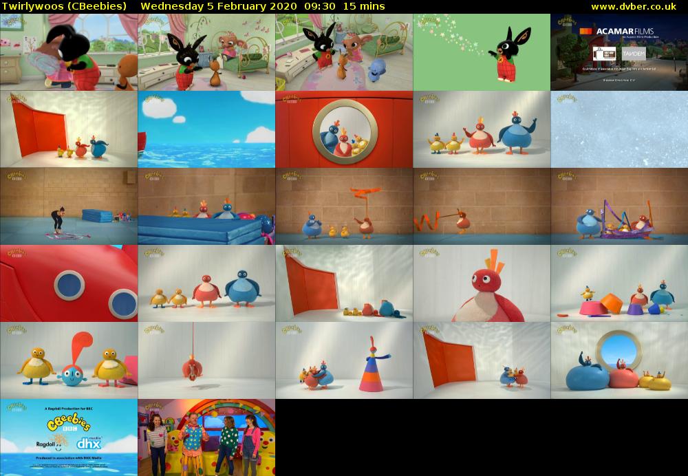 Twirlywoos (CBeebies) Wednesday 5 February 2020 09:30 - 09:45