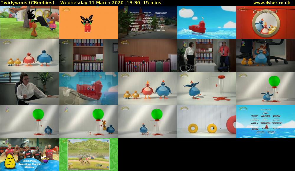 Twirlywoos (CBeebies) Wednesday 11 March 2020 13:30 - 13:45