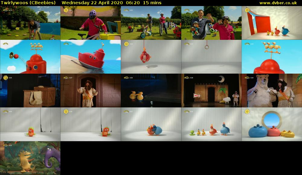 Twirlywoos (CBeebies) Wednesday 22 April 2020 06:20 - 06:35