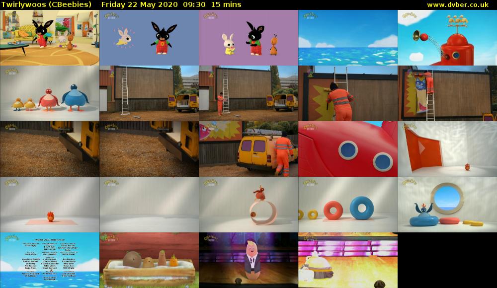 Twirlywoos (CBeebies) Friday 22 May 2020 09:30 - 09:45