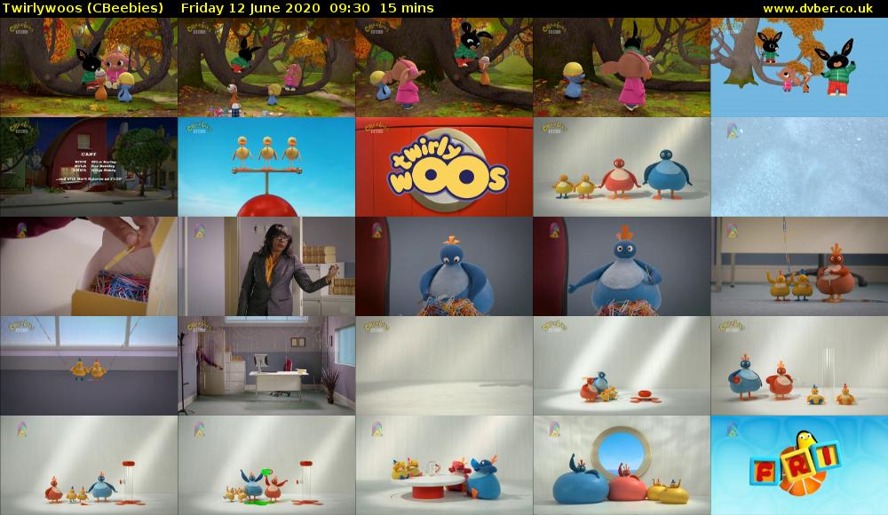 Twirlywoos (CBeebies) Friday 12 June 2020 09:30 - 09:45