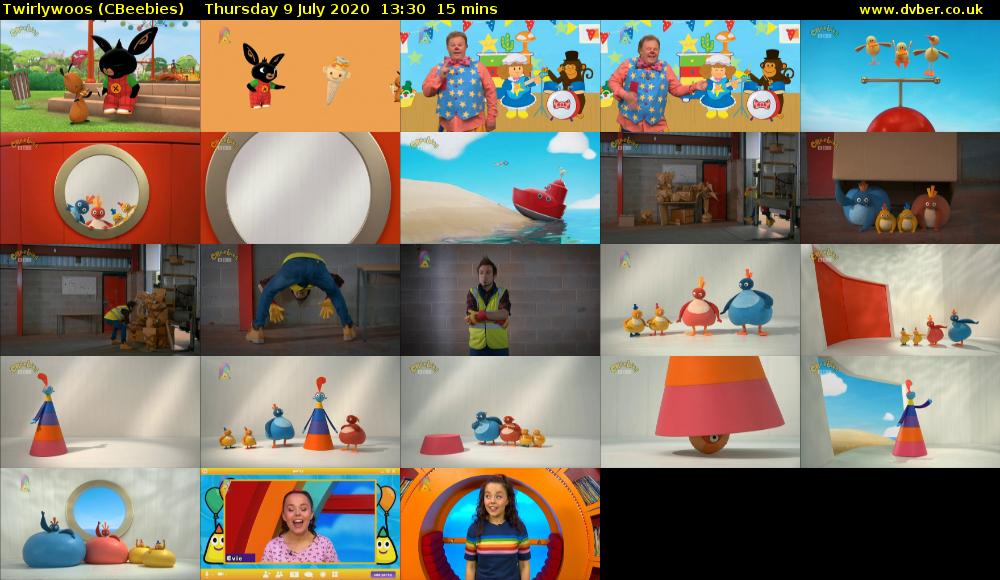 Twirlywoos (CBeebies) Thursday 9 July 2020 13:30 - 13:45