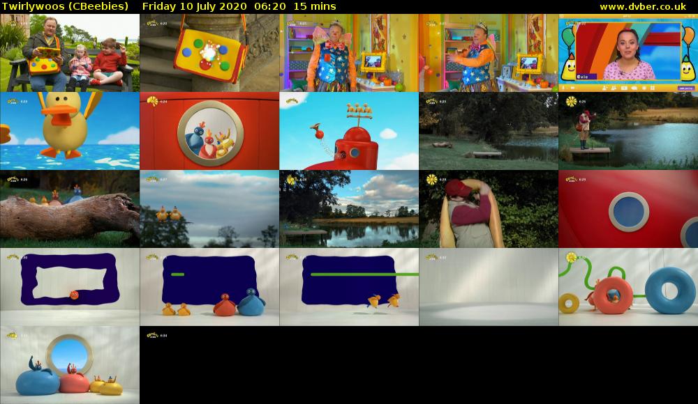 Twirlywoos (CBeebies) Friday 10 July 2020 06:20 - 06:35