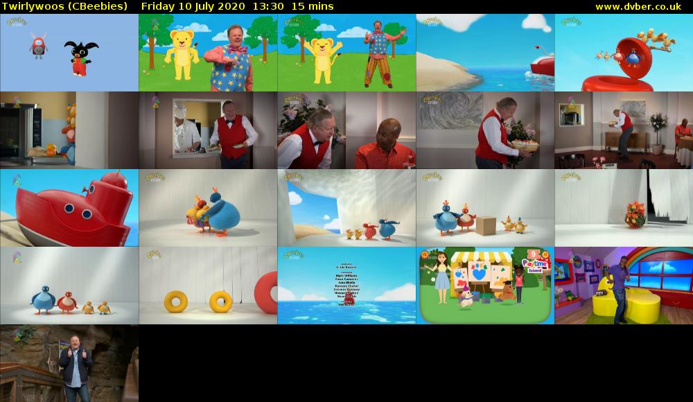 Twirlywoos (CBeebies) Friday 10 July 2020 13:30 - 13:45