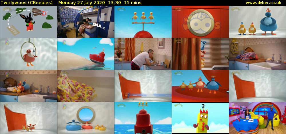 Twirlywoos (CBeebies) Monday 27 July 2020 13:30 - 13:45