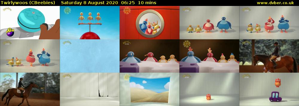 Twirlywoos (CBeebies) Saturday 8 August 2020 06:25 - 06:35