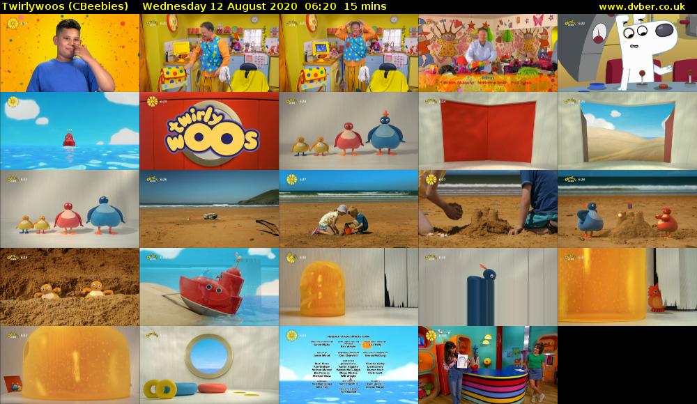 Twirlywoos (CBeebies) Wednesday 12 August 2020 06:20 - 06:35