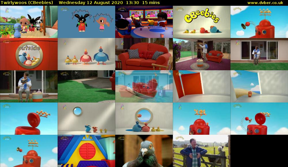 Twirlywoos (CBeebies) Wednesday 12 August 2020 13:30 - 13:45