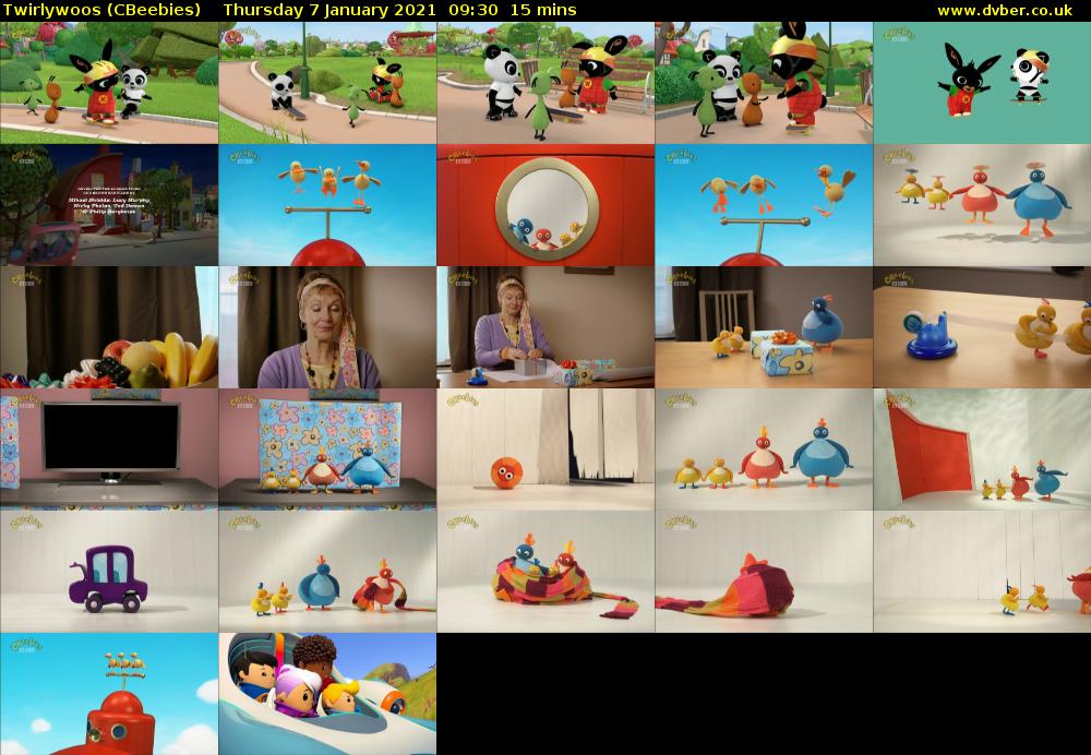 Twirlywoos (CBeebies) Thursday 7 January 2021 09:30 - 09:45