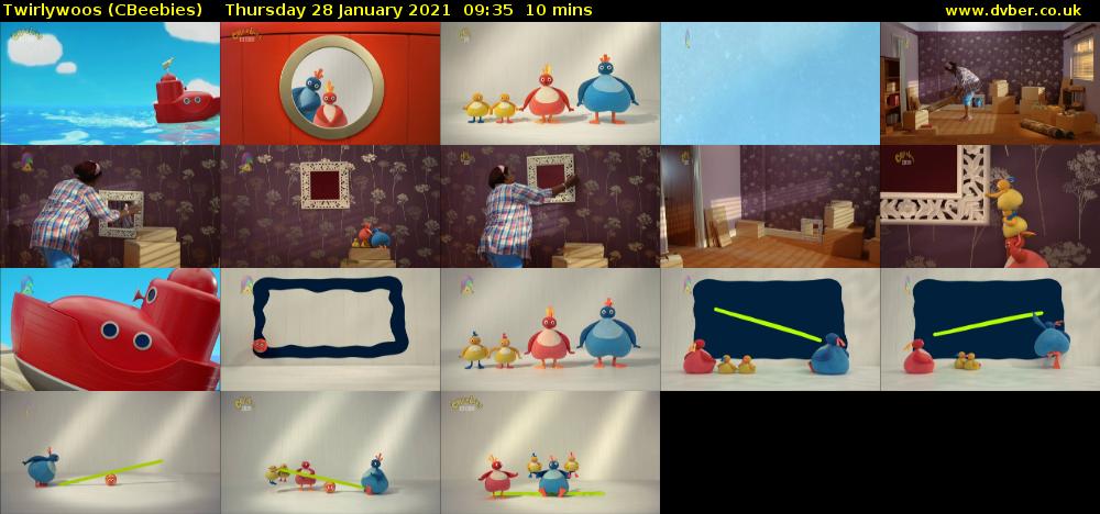 Twirlywoos (CBeebies) Thursday 28 January 2021 09:35 - 09:45