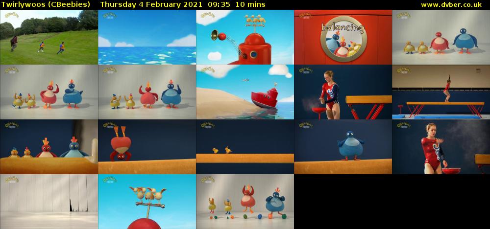 Twirlywoos (CBeebies) Thursday 4 February 2021 09:35 - 09:45