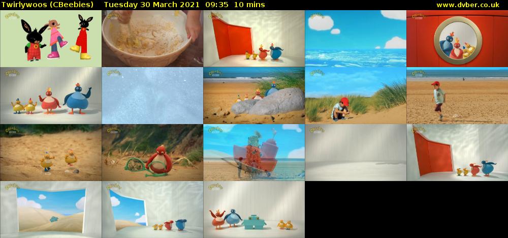 Twirlywoos (CBeebies) Tuesday 30 March 2021 09:35 - 09:45