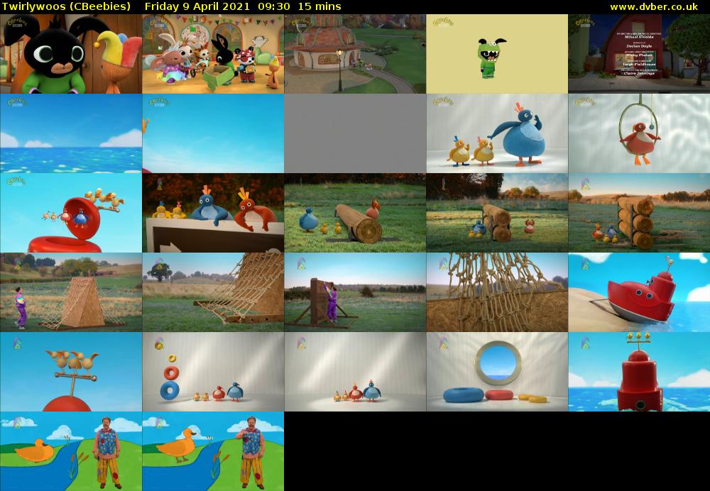 Twirlywoos (CBeebies) Friday 9 April 2021 09:30 - 09:45
