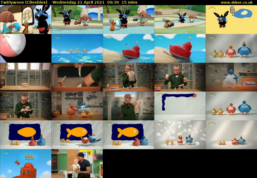 Twirlywoos (CBeebies) Wednesday 21 April 2021 09:30 - 09:45