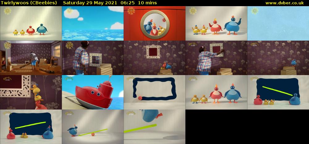 Twirlywoos (CBeebies) Saturday 29 May 2021 06:25 - 06:35
