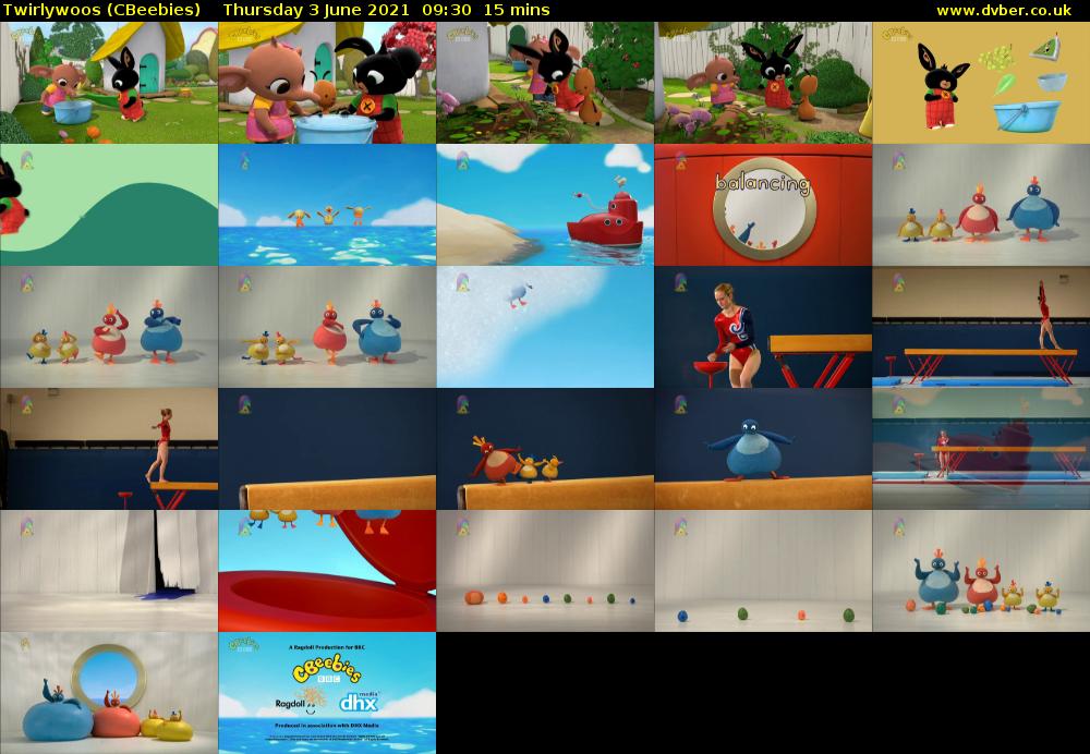 Twirlywoos (CBeebies) Thursday 3 June 2021 09:30 - 09:45