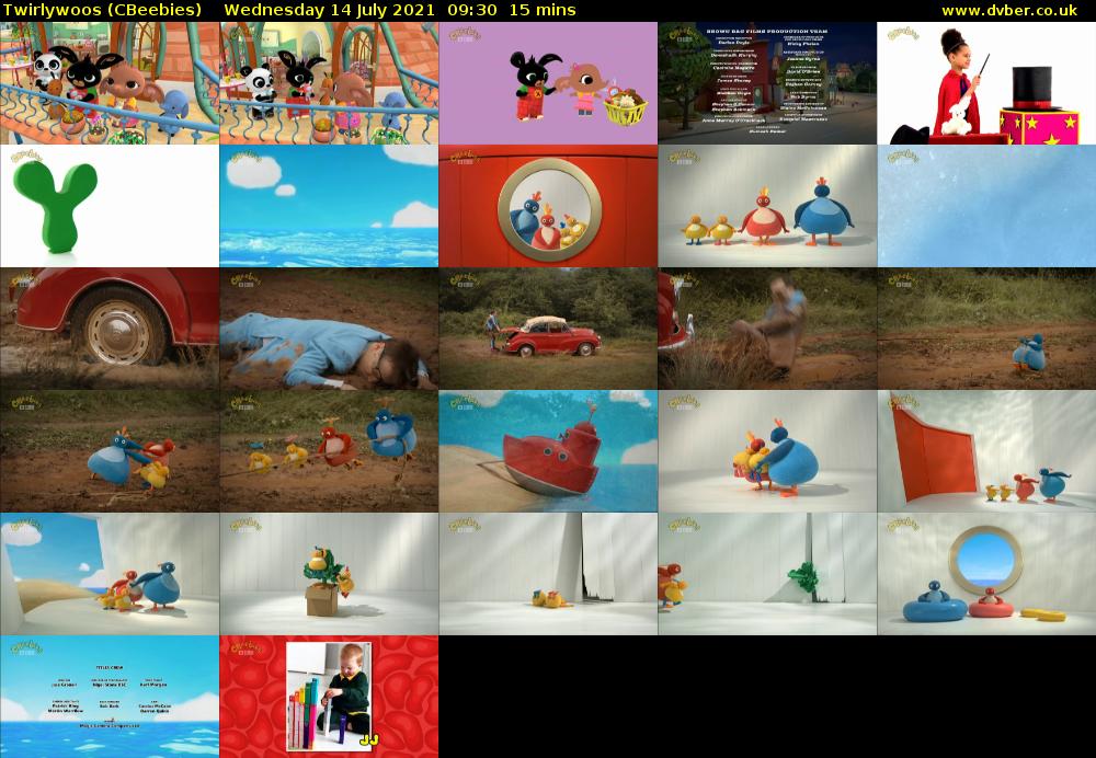 Twirlywoos (CBeebies) Wednesday 14 July 2021 09:30 - 09:45