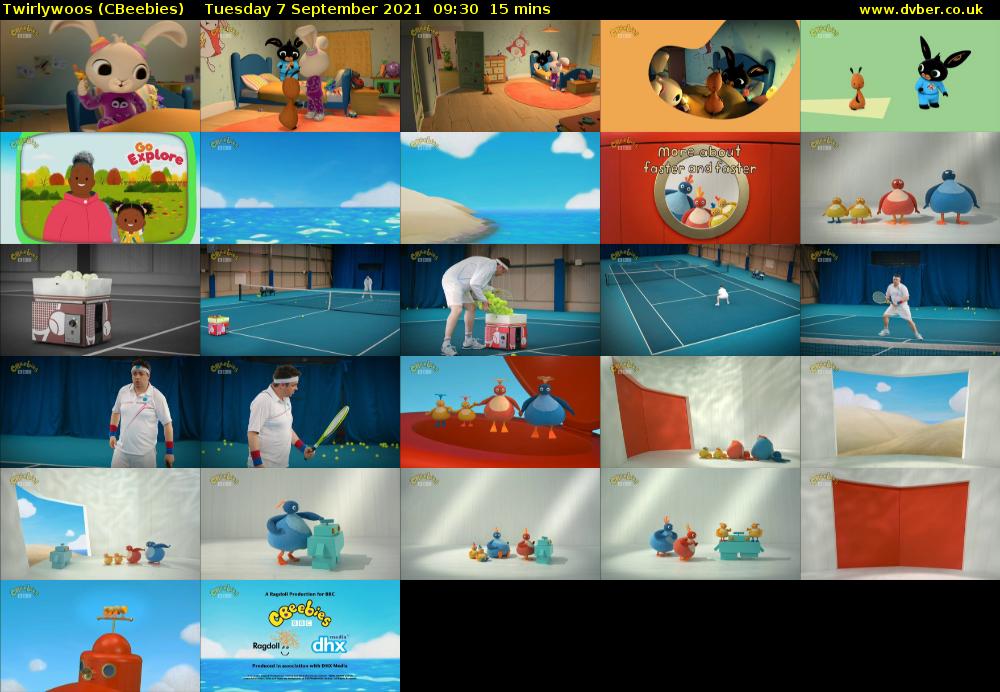 Twirlywoos (CBeebies) Tuesday 7 September 2021 09:30 - 09:45