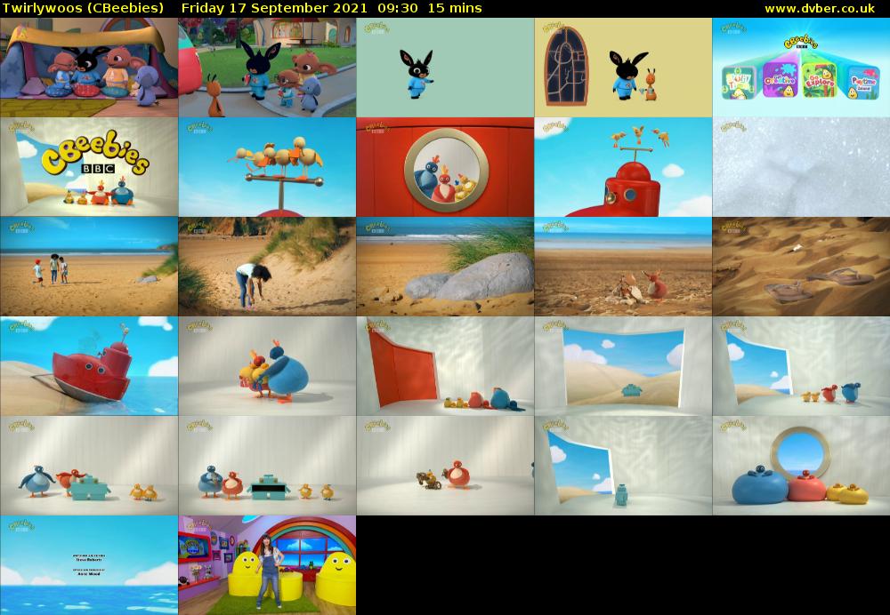 Twirlywoos (CBeebies) Friday 17 September 2021 09:30 - 09:45