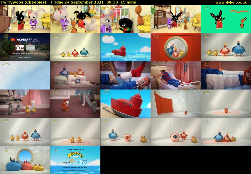 Twirlywoos (CBeebies) Friday 24 September 2021 09:30 - 09:45
