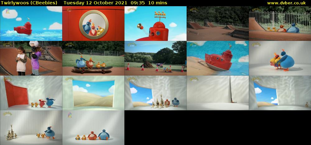 Twirlywoos (CBeebies) Tuesday 12 October 2021 09:35 - 09:45