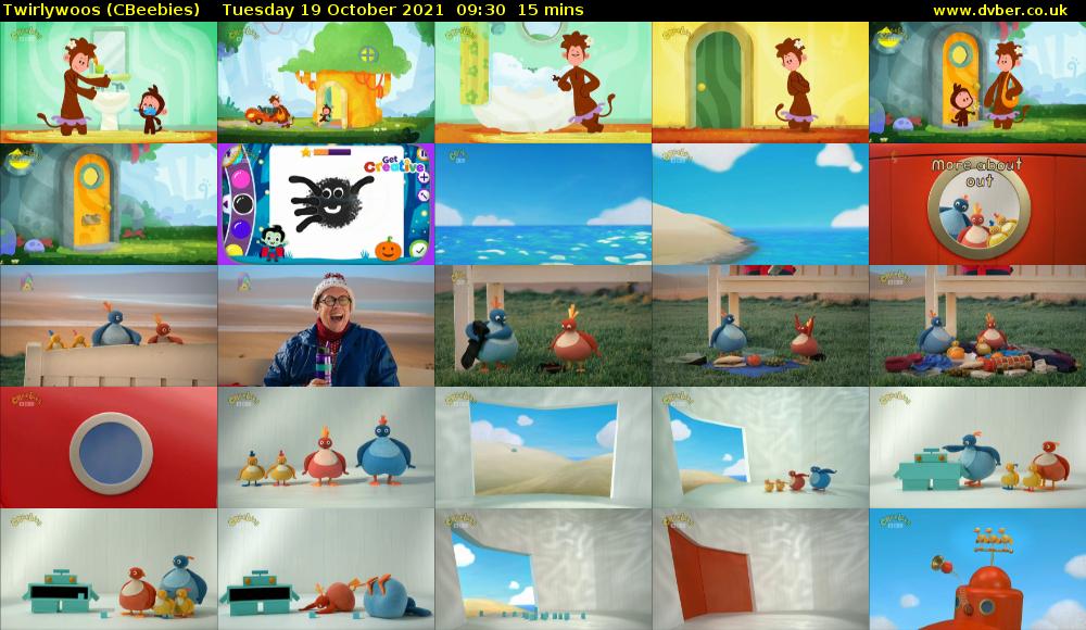 Twirlywoos (CBeebies) Tuesday 19 October 2021 09:30 - 09:45