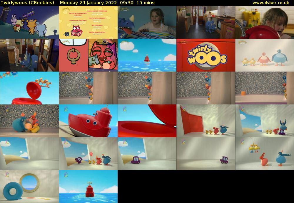 Twirlywoos (CBeebies) Monday 24 January 2022 09:30 - 09:45