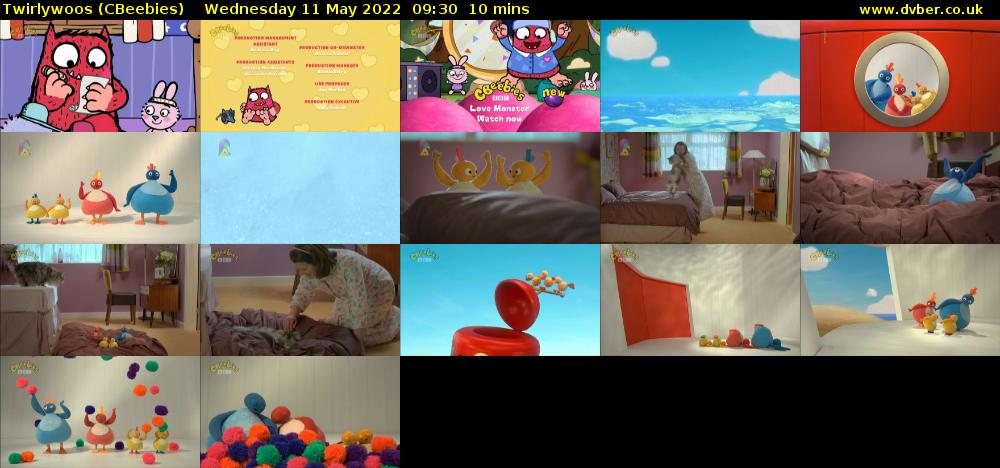 Twirlywoos (CBeebies) Wednesday 11 May 2022 09:30 - 09:40