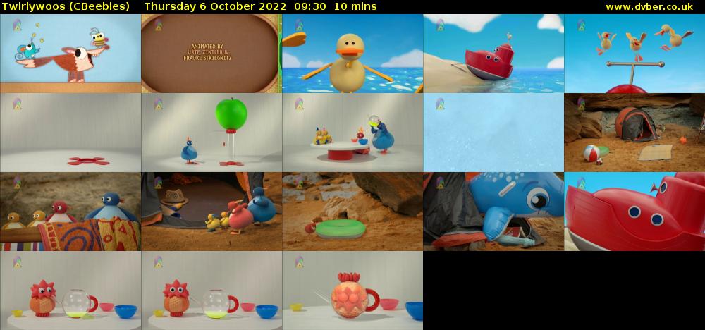 Twirlywoos (CBeebies) Thursday 6 October 2022 09:30 - 09:40