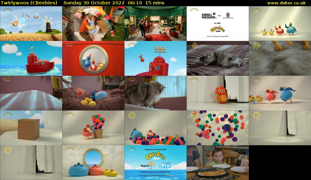 Twirlywoos (CBeebies) Sunday 30 October 2022 06:10 - 06:25