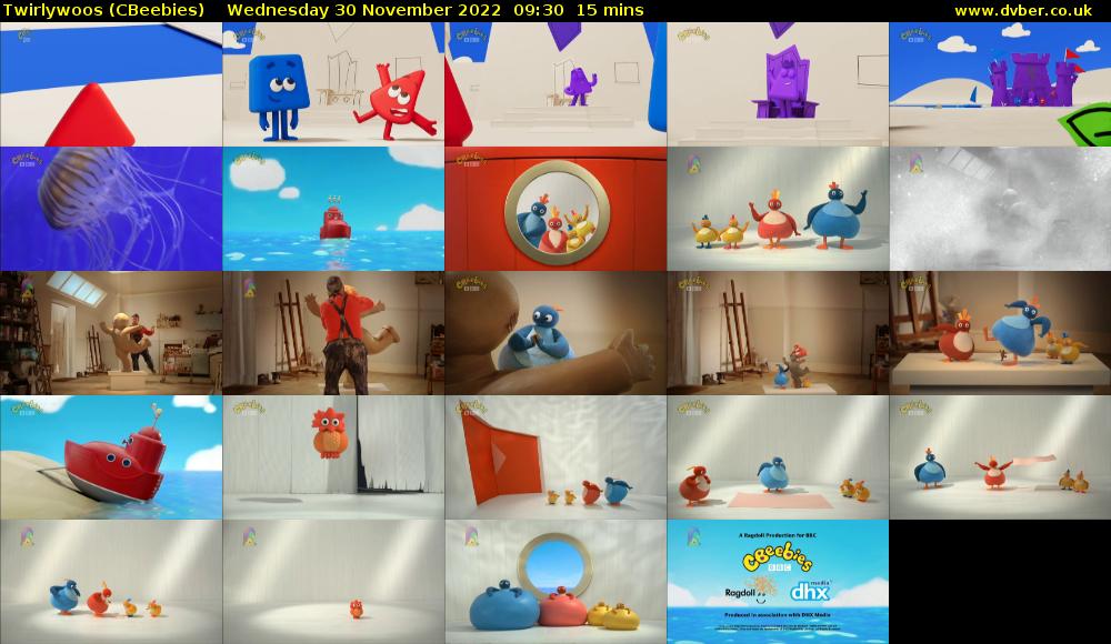 Twirlywoos (CBeebies) Wednesday 30 November 2022 09:30 - 09:45